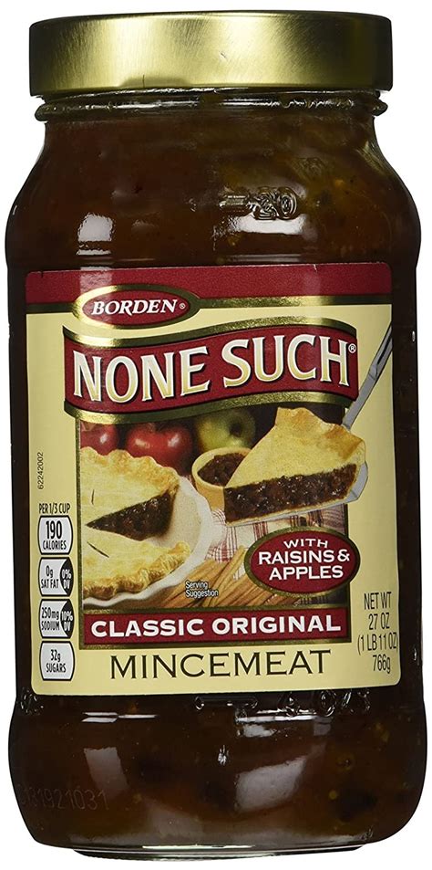 None Such Mincemeat Classic Original 27 Ounce Tart Filling By Borden