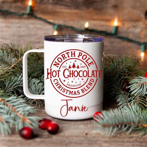 Hot Chocolate Coffee Mug Hot Cocoa Holiday Mug Cutsom Hot Chocoalte Mug Insulated Mug With