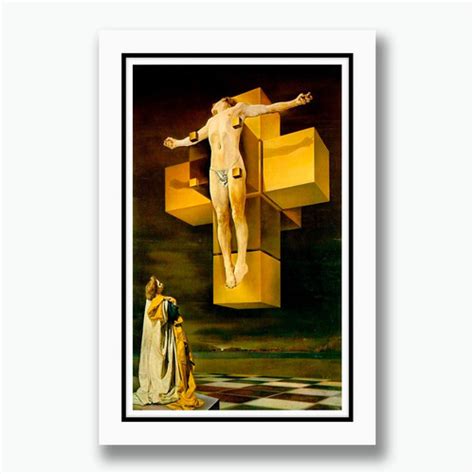 Quadro Salvador Dali Crucifixion Corpus Hypercubus Parcelamento Sem Juros