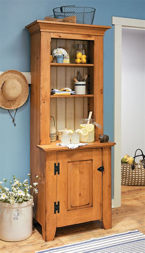 Step Back Cupboard Woodworking Project Woodsmith Plans