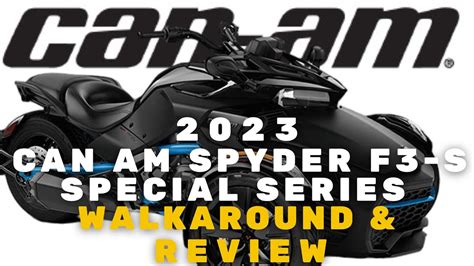 2023 Can Am Spyder F3 The Ultimate Three Wheeled Thrill Ride YouTube