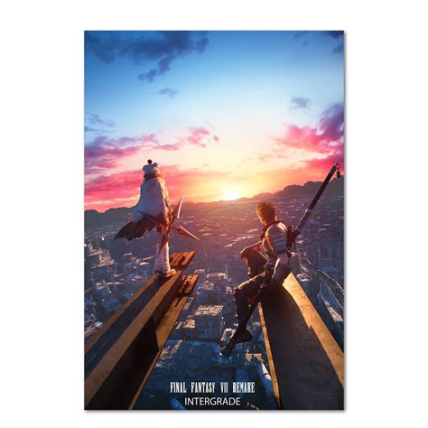 Final Fantasy Vii Remake Poster Intergrade Official Box Art High