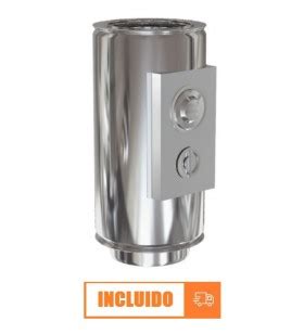 DEFLECTOR DOBLE PARED INOX 304 300 MM PRACTIC DISNER