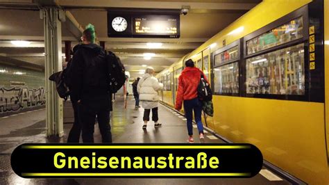 U Bahn Station Gneisenaustraße Berlin 🇩🇪 Walkthrough 🚶 Youtube