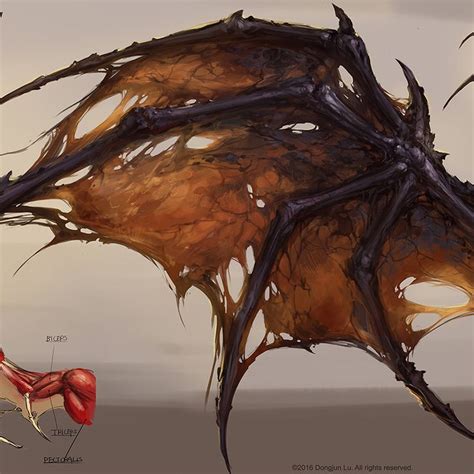 Dragon Wing By Russell Dongjun Lu Dragon Wings Creature Picture