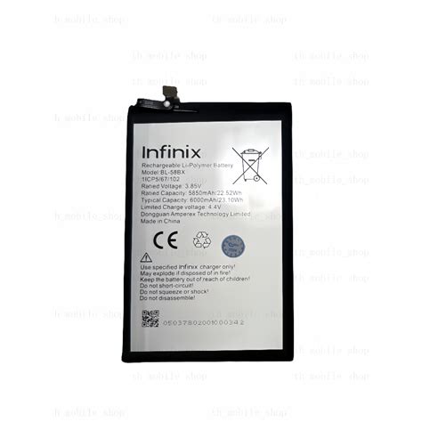 Battery Infinix Hot Play Model Bl Bx Infinix Hot Hot Pro X C X