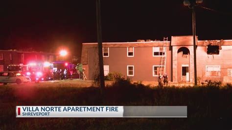 Firefighters Respond To Fire At Shreveports Villa Norte Apartments