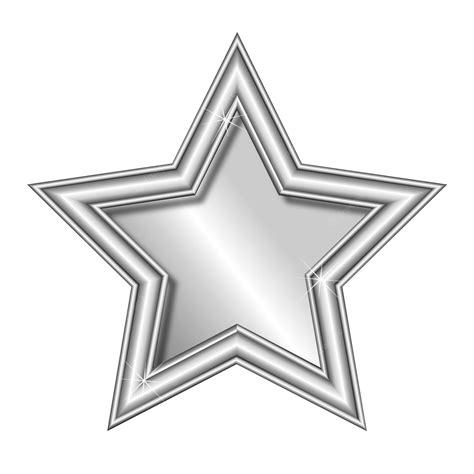 Premium Vector | Silver star