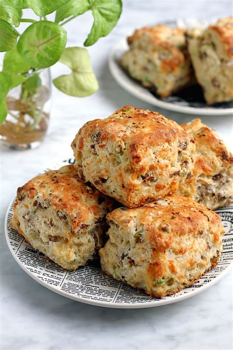 Sausage and Cheese Biscuits - Two of a Kind