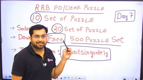 Rrb Po Clerk Puzzle Day Puzzles Reasoning By