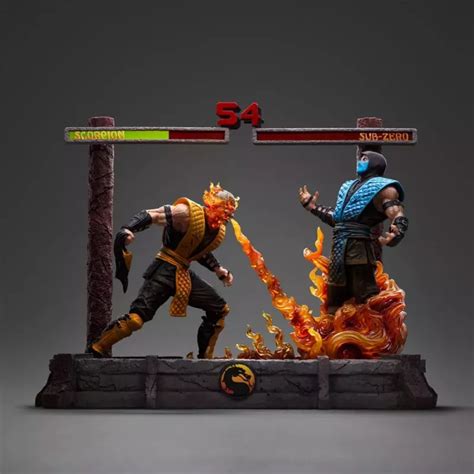 Mortal Kombat Scorpion Fatality Iron Studios