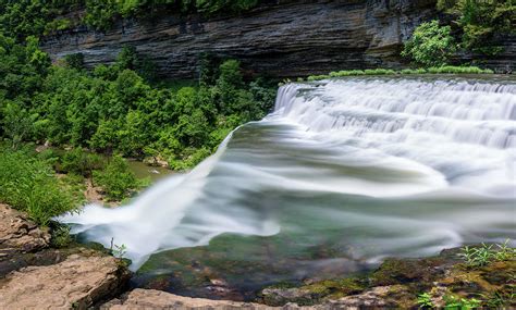 Burgess Falls State Park In Tennessee In Summer Photograph By Steven