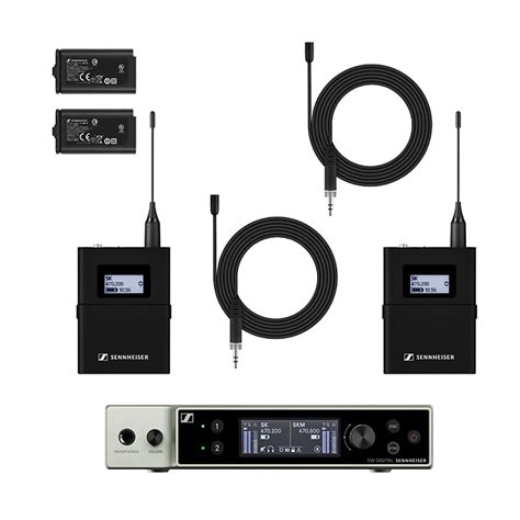 Sennheiser Ew Dx Mke Set Dual Channel Digital Wireless Reverb