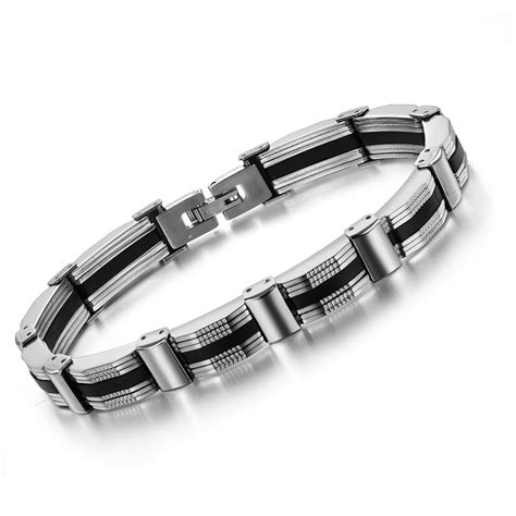 Classic Stainless Steel Bracelet For Men Wholesale Soq