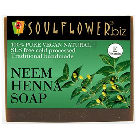 Soulflower Neem Henna Shampoo Bar Soap Buy Packet Of 150 0 Gm Soap At Best Price In India 1mg