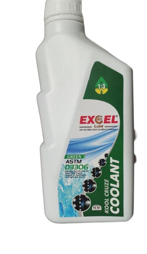 Excel Lube Green Coolant 1 3 Packaging Type Bottle At Rs 85 Litre In