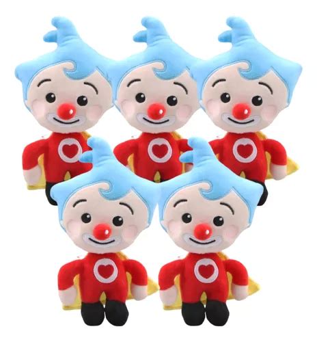 Set Piezas Peluche Payaso Plim Plim Cm Juguete Regalo Env O Gratis