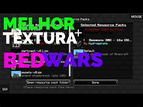 A Melhor Textura Para Bedwars Youtube