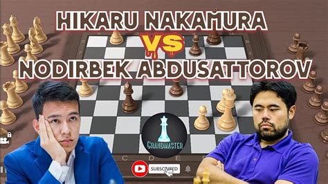 Hikaru Nakamura Vs Nodirbek Abdusattorov Norway Chess Blitz 2023