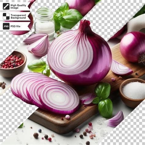 Premium Psd Psd Onion Isolated On Transparent Background