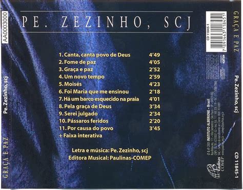 Discografia Padre Zezinho Scj Gra A E Paz