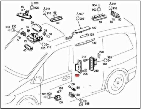 Genuine MERCEDES W639 VITO MIXTO Box W639 Bus Plate 6398200311 EBay