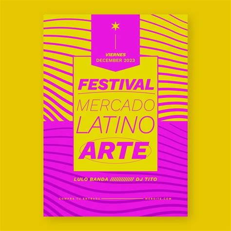 vector flat design colorful poster template