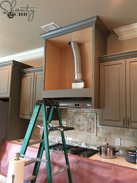DIY Barn Door Vent Hood - Easy Vent Hood Modification To Your Kitchen!