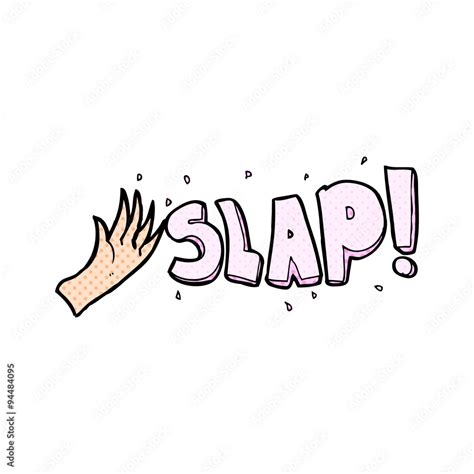 cartoon slap Stock Vector | Adobe Stock