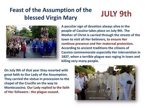 10 Feast Of The Assumption Of The Blessed Virgin Mary Ppt