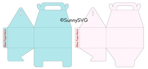 Free Small Gable Box Template Svg Sunny Svg