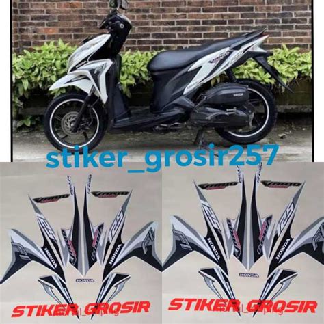 STIKER STRIPING LIS LES BODI HONDA VARIO TECHNO 125 TAHUN 2014 2015