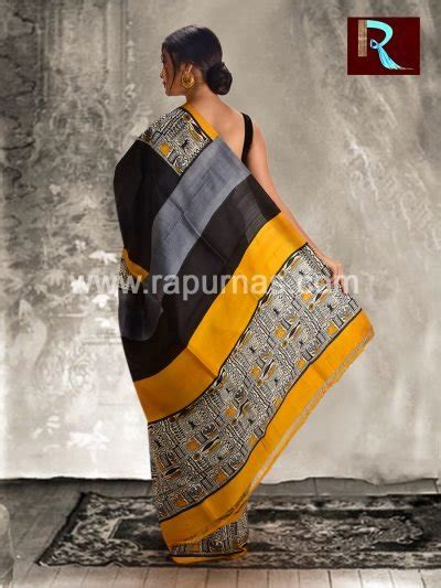 Printed Murshidabadi Pure Silk Saree Rapurnas