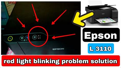 Epson L Red Light Blinking Solution Youtube