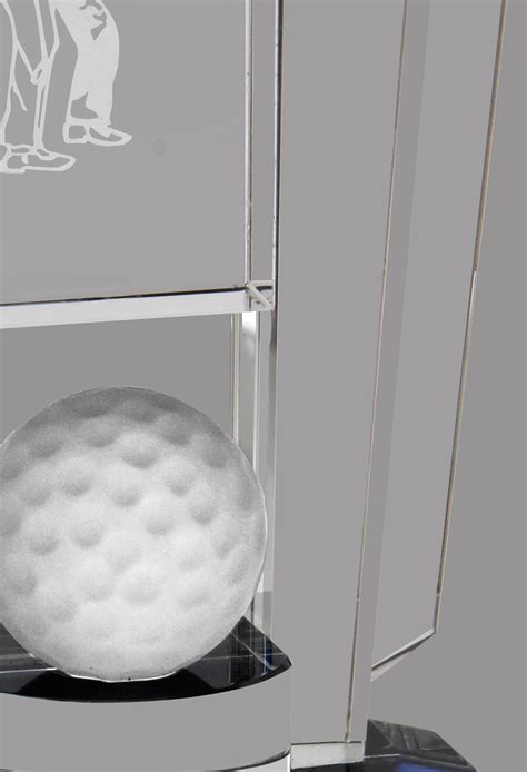 Optical Crystal Golf Award Inch Trophy Depot