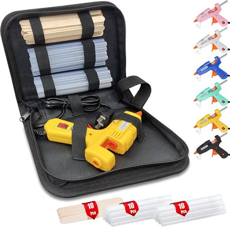 Amazon MONVICT W Mini Hot Glue Gun Kit Fast Preheating Glue Gun With Storage Case