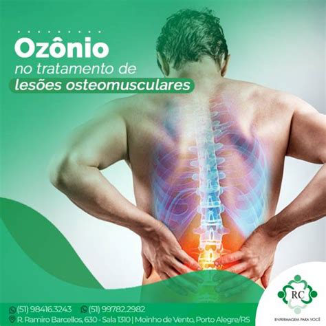 Ozônio no tratamento de lesões osteomusculares RC Enfermagem Para Você