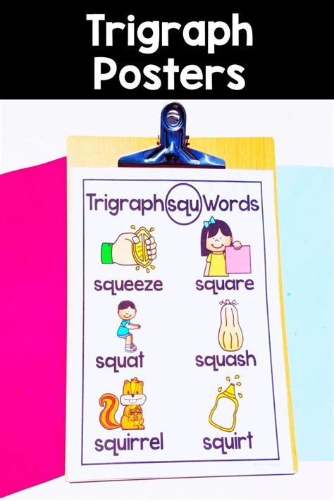 Trigraph Poster Trigraphs Trigraph Words Letter Blends