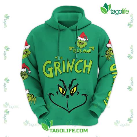 The Grinch Feeling Extra Grinchy Today Personalized Hoodie Tagolife