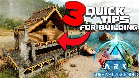 Ark Survival Ascended Tips And Tricks For Building Youtube