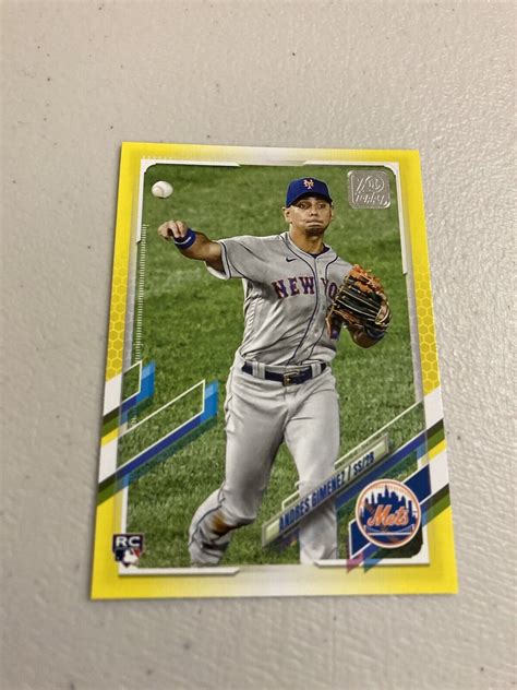 2021 Topps Series 1 Andres Gimenez Rookie Card Walgreens Yellow