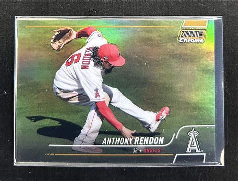 未使用に近い2022 Topps Stadium Club Chrome MLB Anthony Rendon Angels 50枚限定