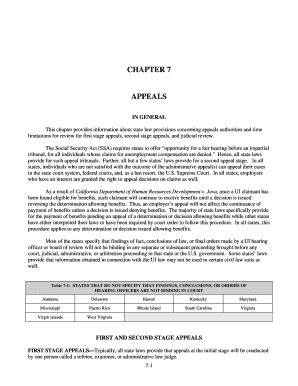 Fillable Online Workforcesecurity Doleta Appeals Doc Fax Email Print