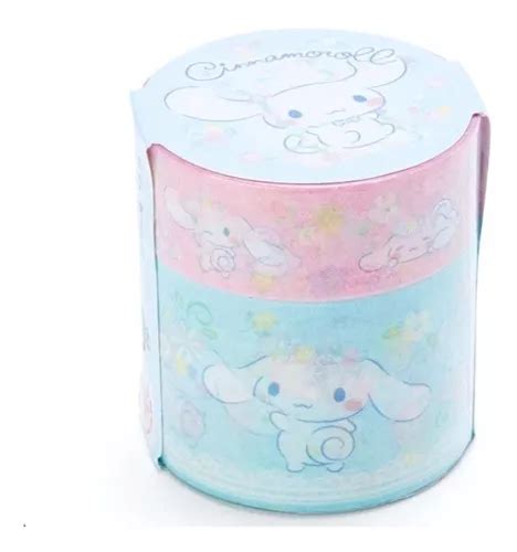 2 Washi Tape Cinnamoroll Sanrio Original Kawaii Papeleria Cuotas Sin