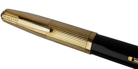 Stylo Plume Waterman Taperite Capuchon Or Massif 18k 1940 S Atelier