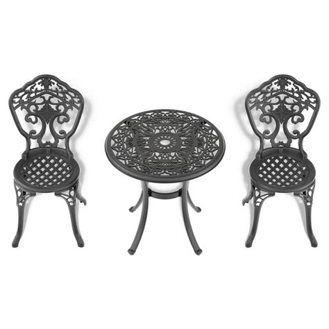 Runesay Piece Set Of Cast Aluminum Patio Outdoor Dining Set Furniture