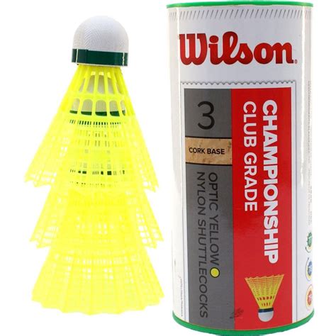 LOTKA BADMINTON NYLON WILSON CHAMPIONSHIP TUBA 3SZT NEONOWA 77 Wilson