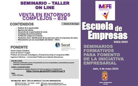 Taller Sobre Venta En Entornos Complejos B2b De Secot