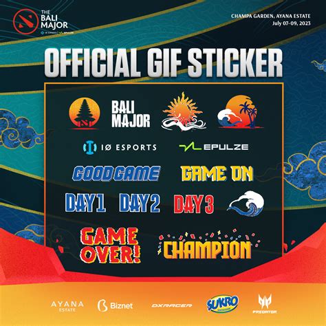 IO Esports Bali Major On Twitter We Have Our Own Sticker Pack