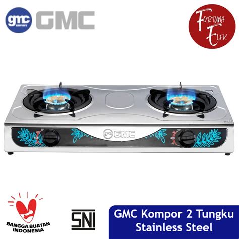 Jual Gmc Kompor Gas Tungku Stainless Steel Tipe Model Cantik